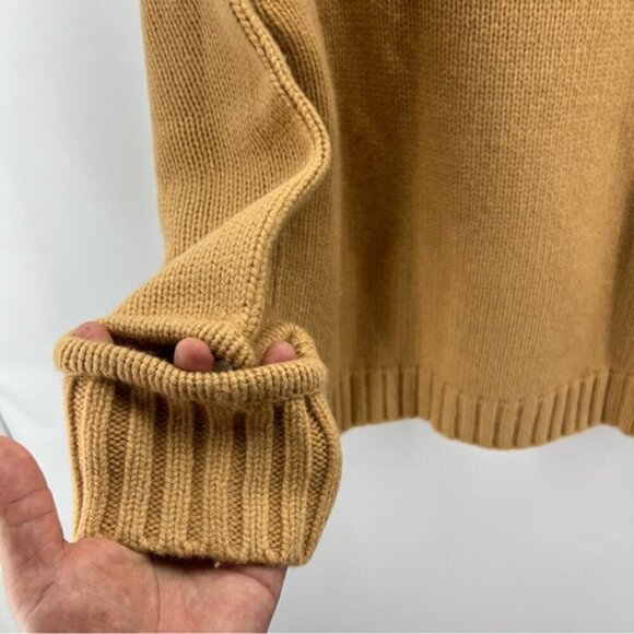 Zara - Women's Merino Wool Cut Outs Limited Edition Sweater - Brown. Size: XS-S. - Picture 13 of 16